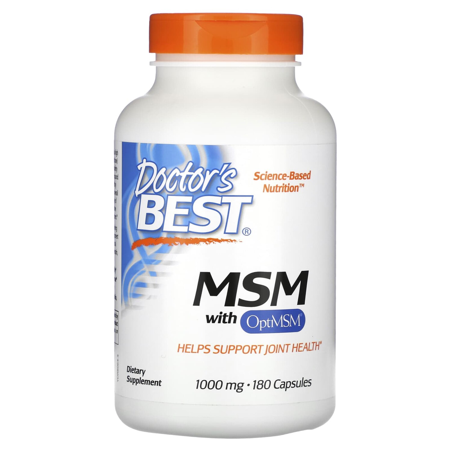 

МСМ с OptiMSM, 1000 мг, 180 капсул, Doctor's Best