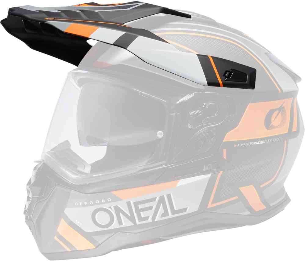 Квадратный шлем DSeries Oneal, черный красный