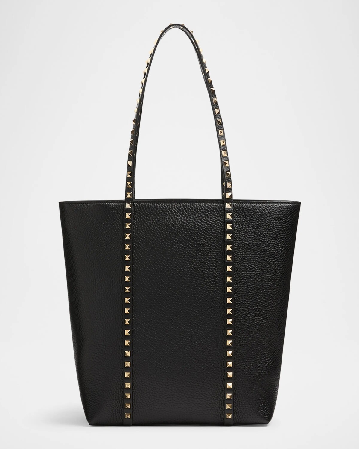 

Кожаная большая сумка Rockstud North-South Valentino Garavani, цвет Nero