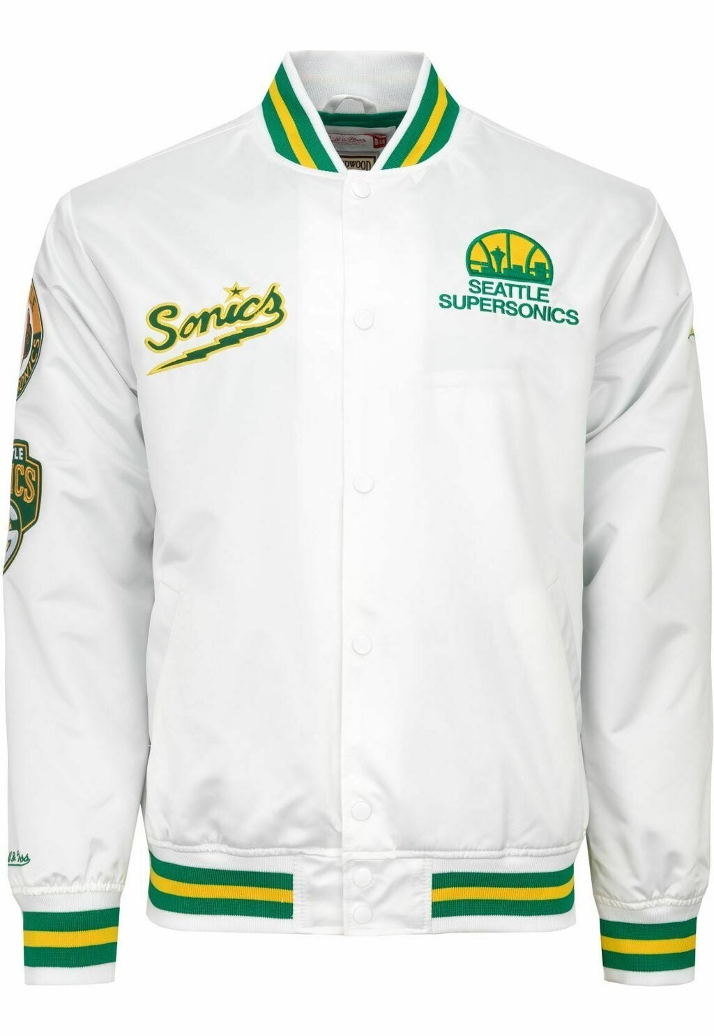 

Куртка-бомбер Mitchell & Ness, белый
