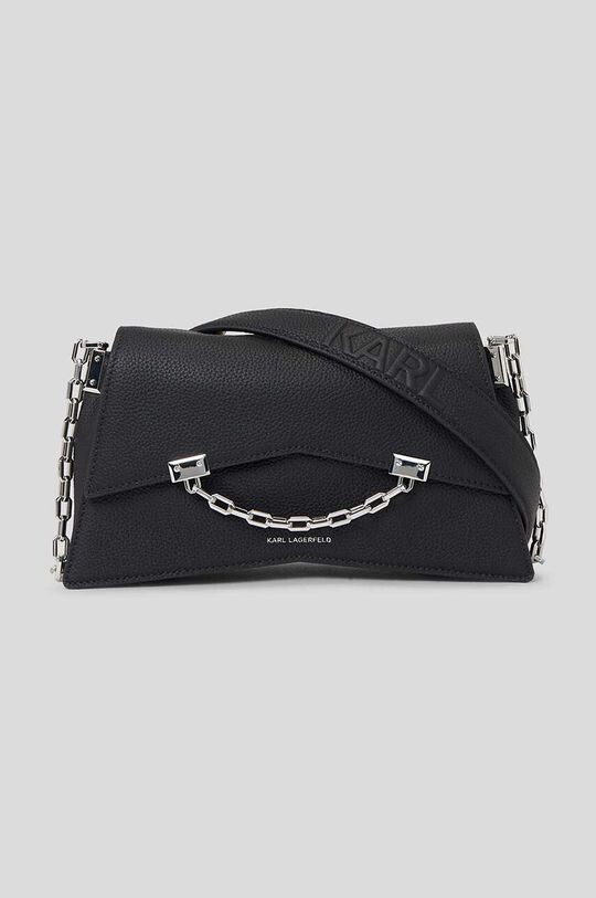 

Кожаная сумочка Карла Лагерфельда Karl Lagerfeld, черный
