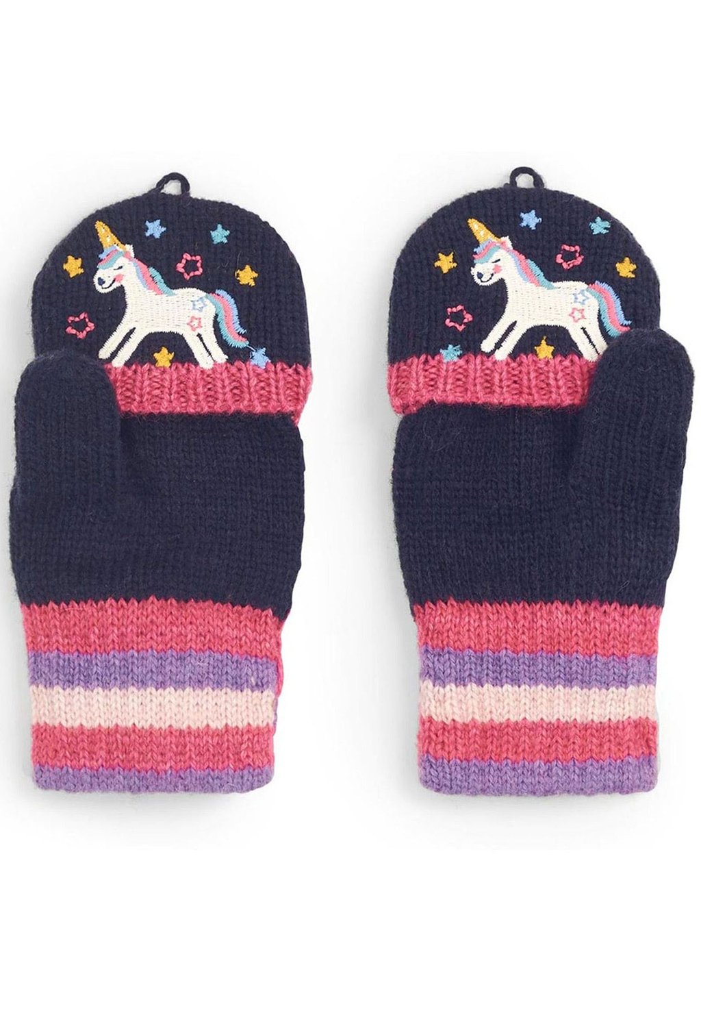 

Перчатки Unicorn Embroidered JoJo Maman Bébé, цвет navy