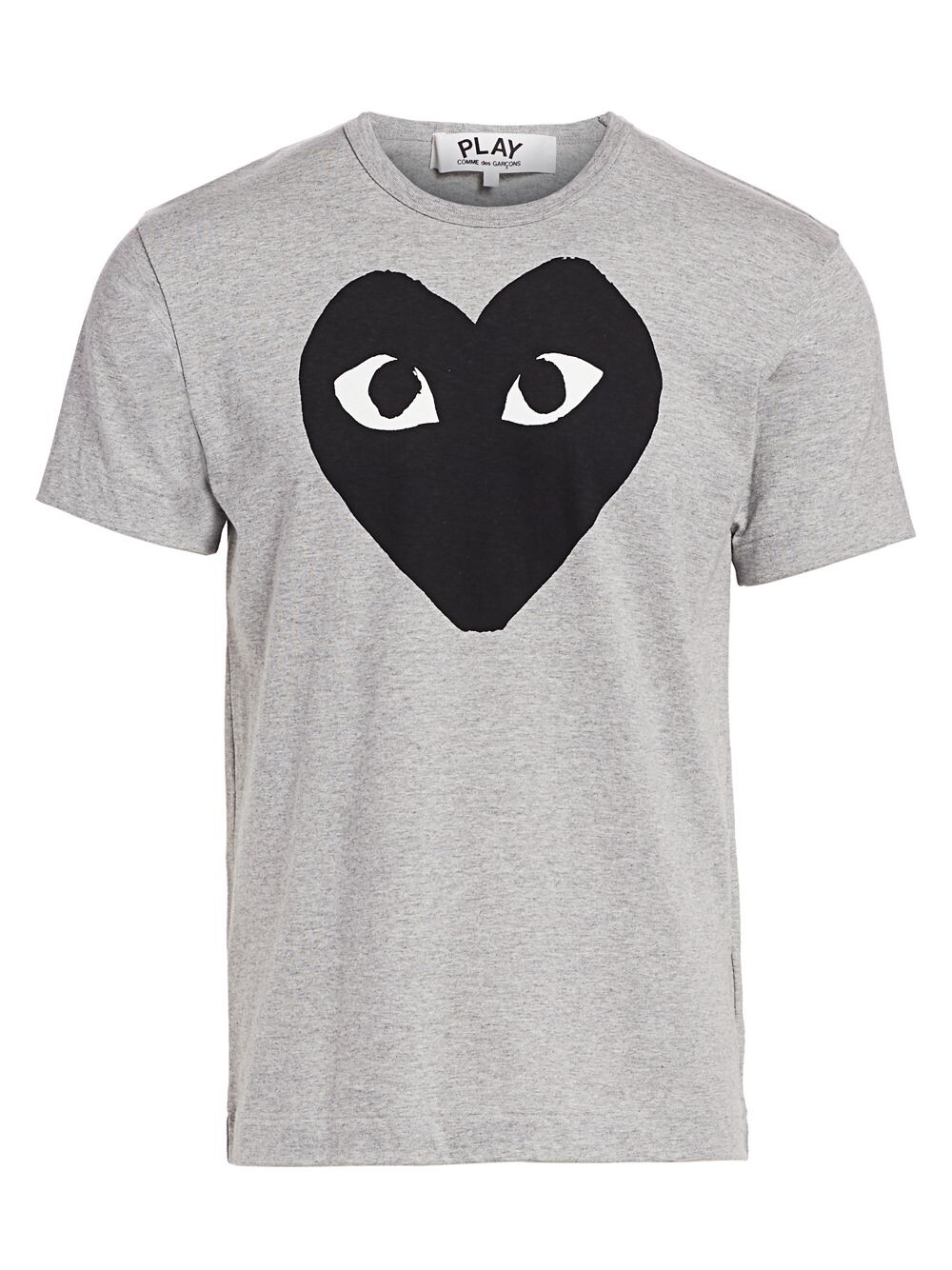 

Хлопковая футболка с принтом Comme des Garçons PLAY, серый