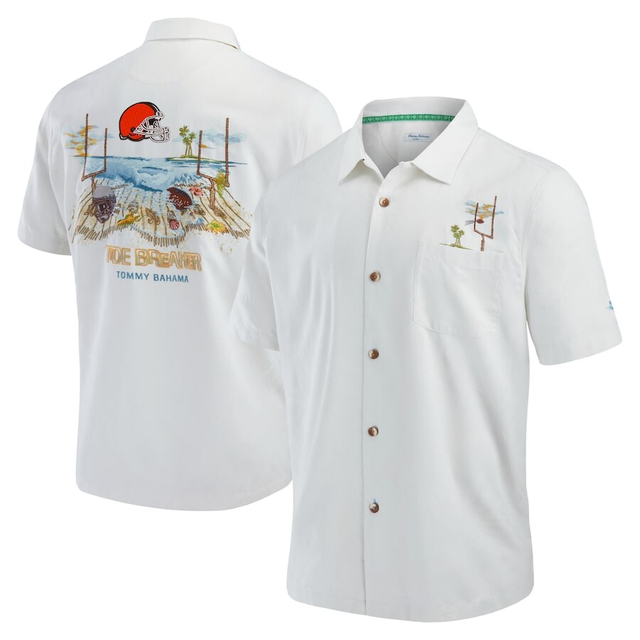 

Рубашка Tommy Bahama Cleveland Browns, белый