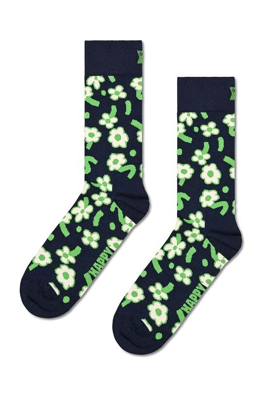 

Носки с танцующими цветами Happy Socks, темно-синий