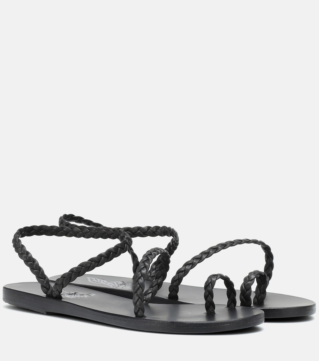 

Кожаные сандалии Eleftheria Ancient Greek Sandals, черный
