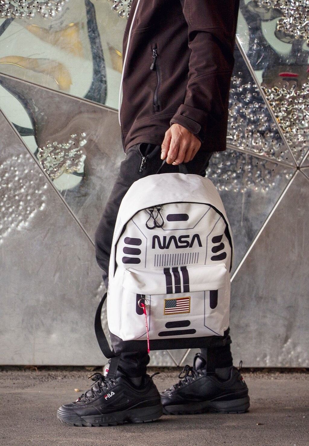

Рюкзак NASA SPACESHIP HIGH SCHOOL Karactermania, белый
