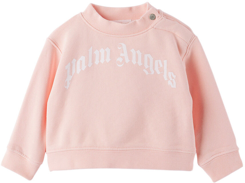 

Baby Pink Извилистая толстовка Baby Pink/Белый Palm Angels