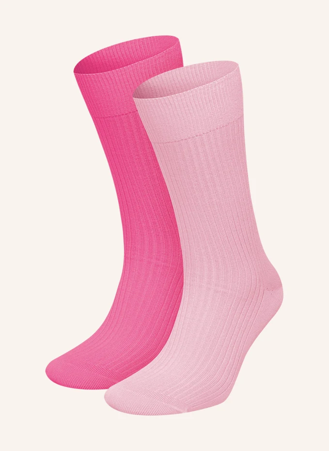 

Упаковка из 2 носков премиум коллекция ribbed Dillysocks, розовый