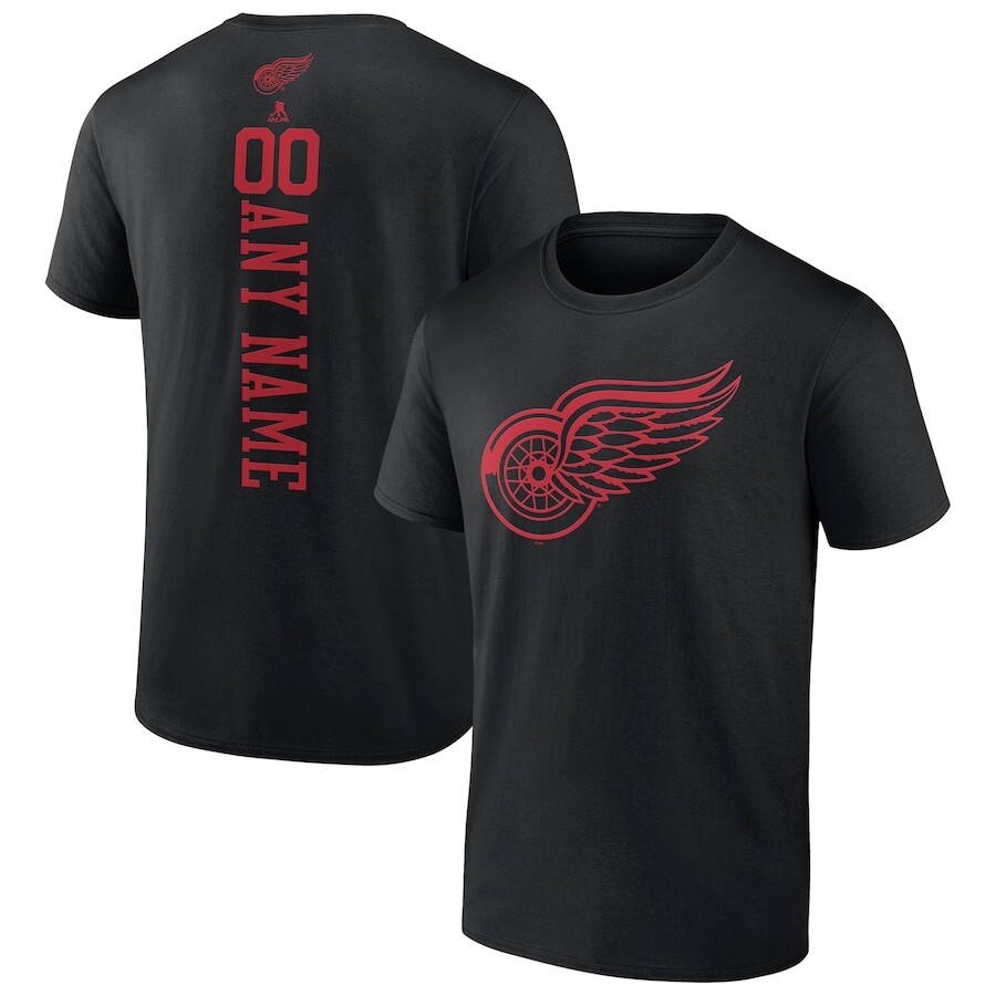

Футболка с коротким рукавом Fanatics Branded Detroit Red Wings, черный