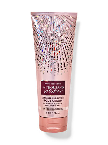 Увлажняющий крем для тела Ultimate A Thousand Wishes, 8 oz / 226 g, Bath and Body Works bath and body works body scrub a thousand wishes exfoliating glow shea butter vitamin e 8 oz 226 g