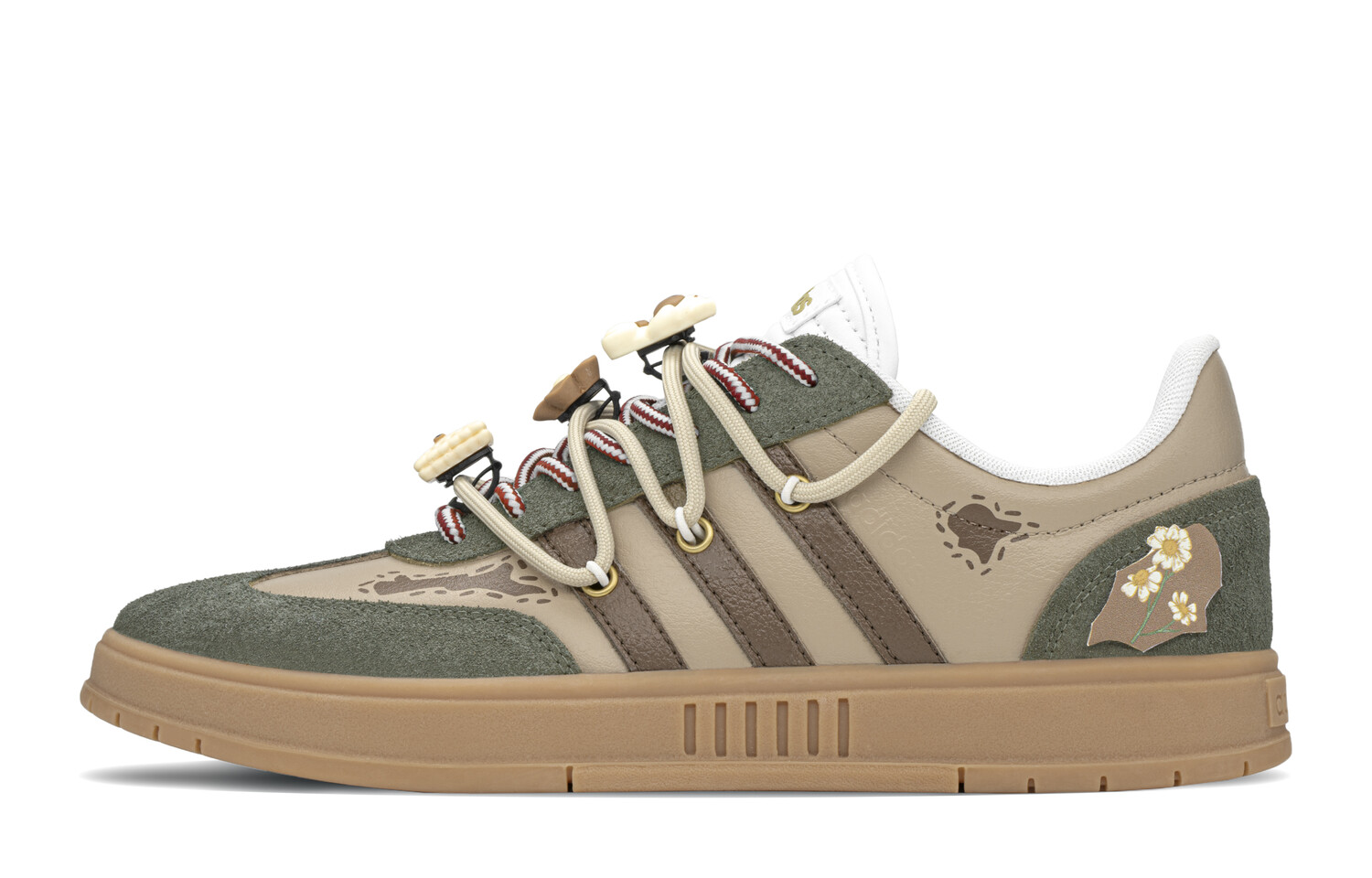 

Кроссовки adidas neo Gradas Skateboarding Shoes Unisex Low-top Beige/green, хаки