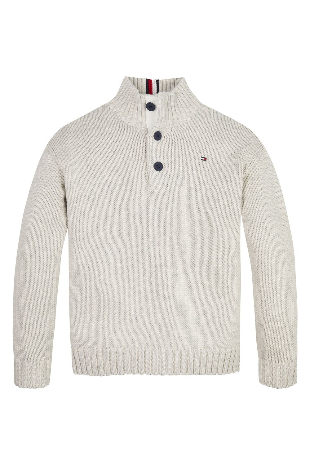 

Белый свитер с монограммой Tommy Hilfiger, белый