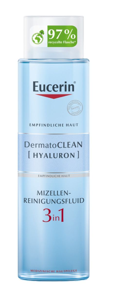 Eucerin DermatoCLEAN Hyaluron 3w1 мицеллярная жидкость, 400 ml