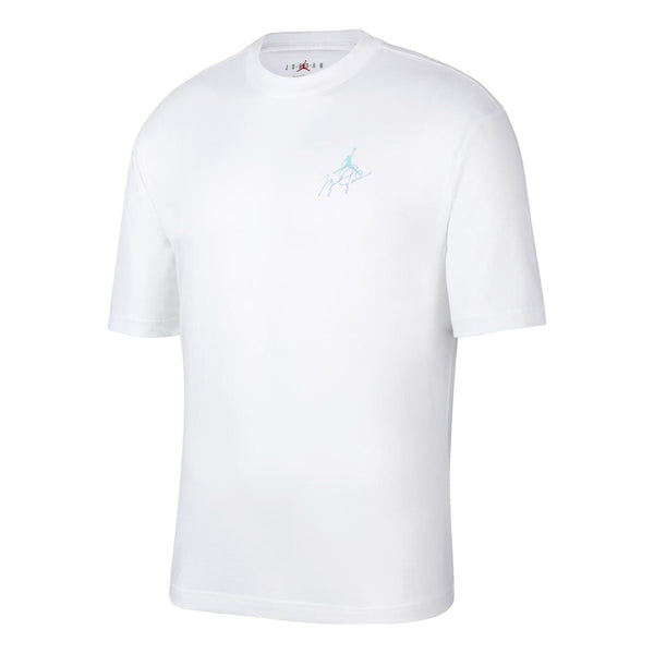 Футболка Men's Nike Logo Printing Casual Round Neck Short Sleeve White T-Shirt, белый