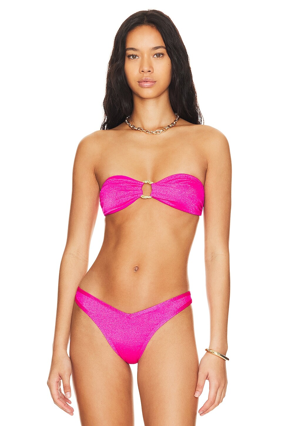 

Топ VDM Bailey Reversible Bandeau, цвет Milano Pink