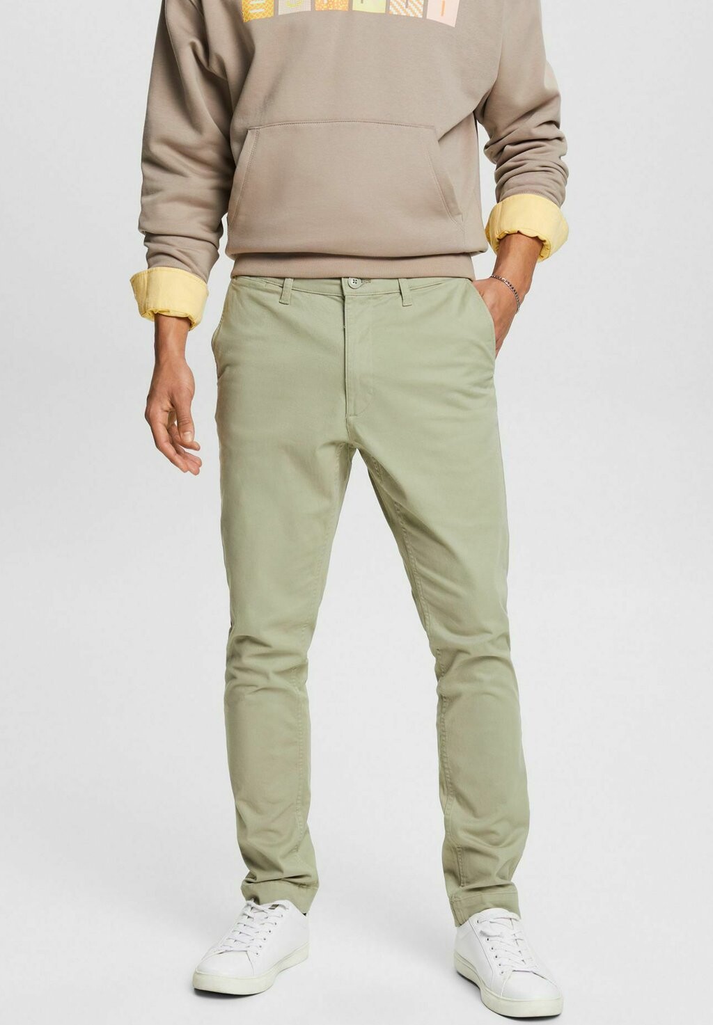 

Чиносы Slim Fit Esprit, цвет dusty green