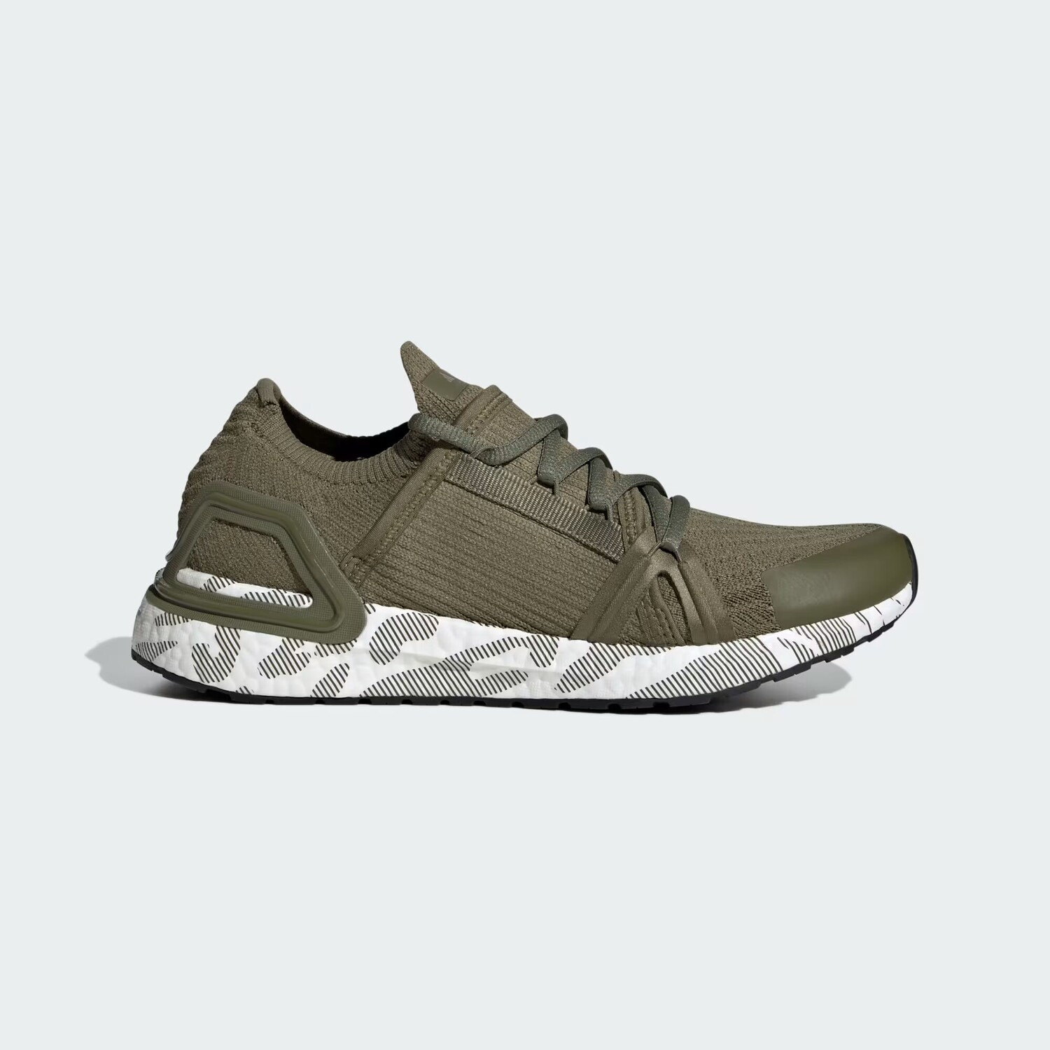 

Кроссовки by Stella McCartney Ultraboost 20 Adidas, цвет Trace Khaki/Black/White