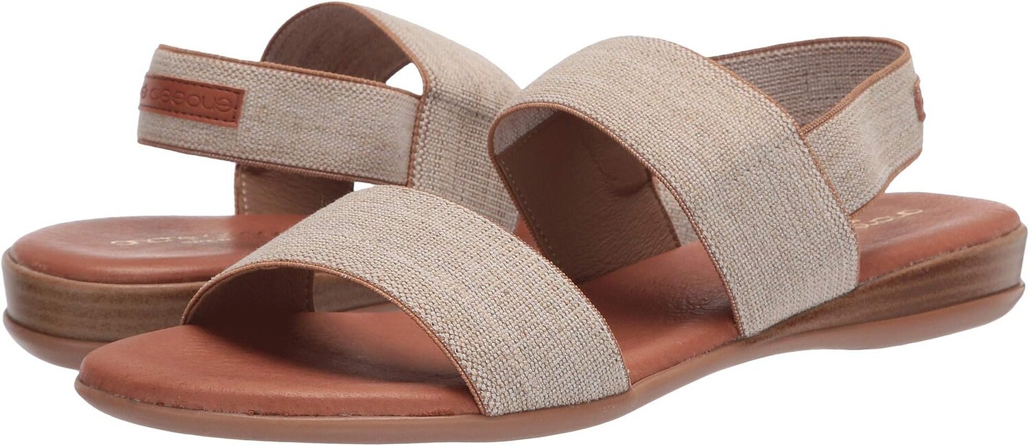 

Сандалии на плоской подошве Nigella Andre Assous, цвет Beige Linen