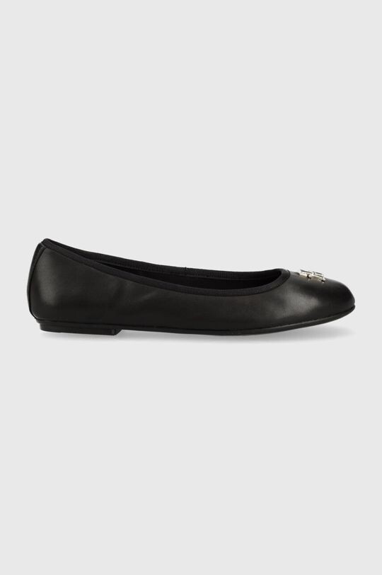 

Кожаные балетки ROUND TH BALLERINA Tommy Hilfiger, черный