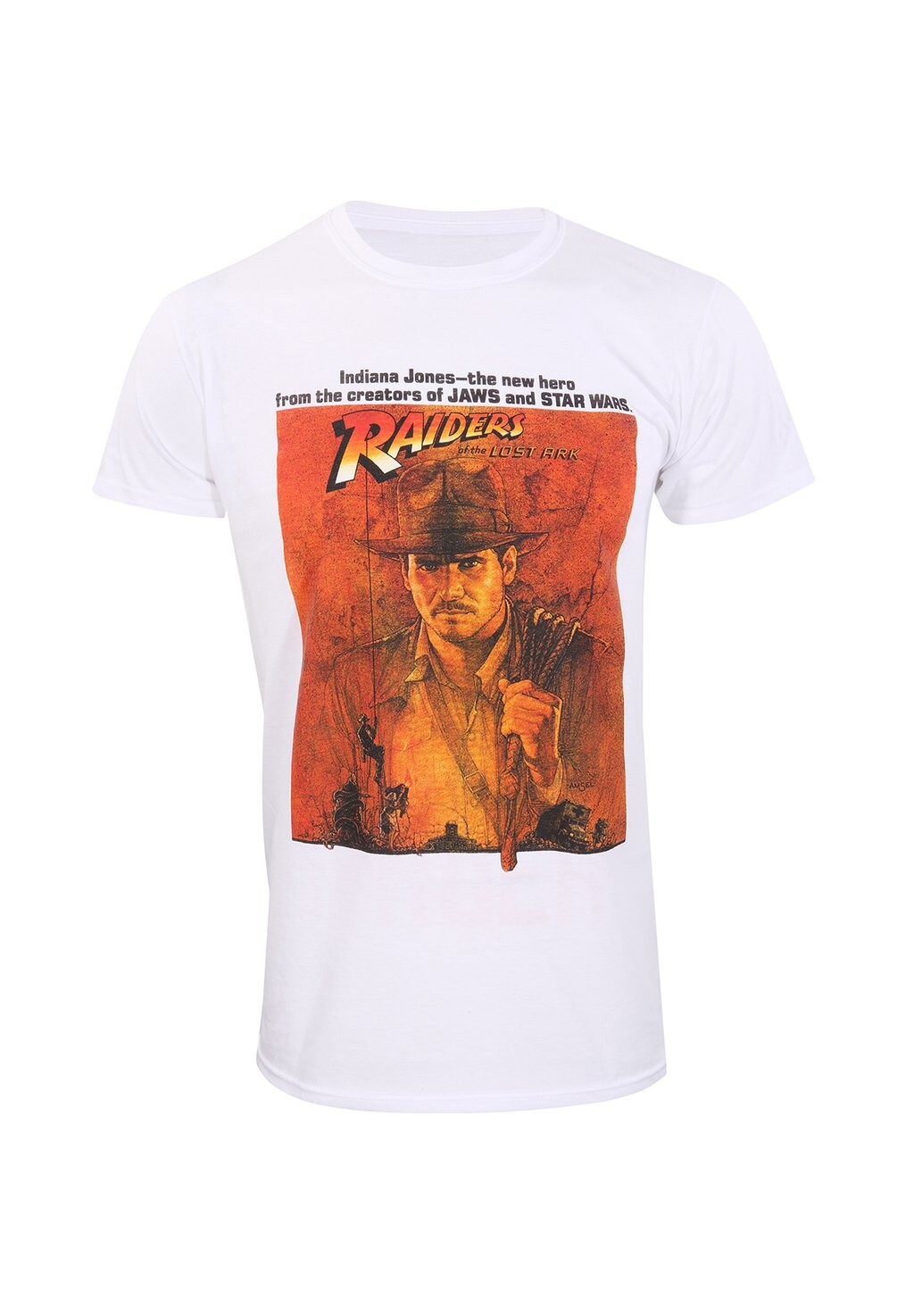 

Футболка с принтом INDIANA JONES RAIDERS OF THE LOST ARK POSTER Henry Tiger, белый