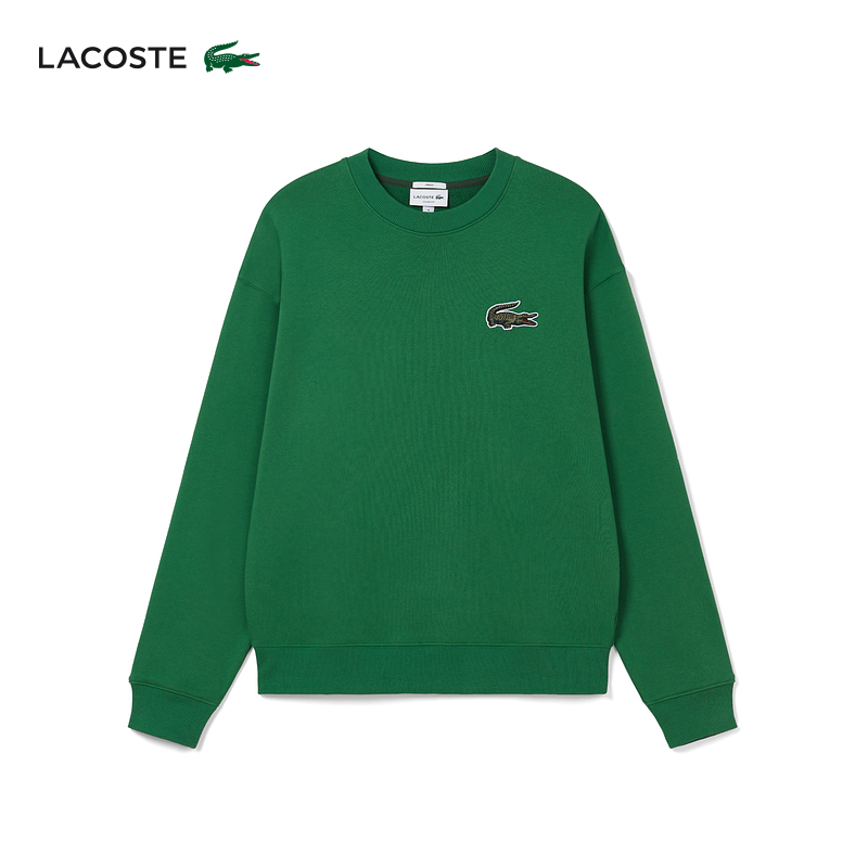 

Толстовка Lacoste с круглым вырезом, хаки