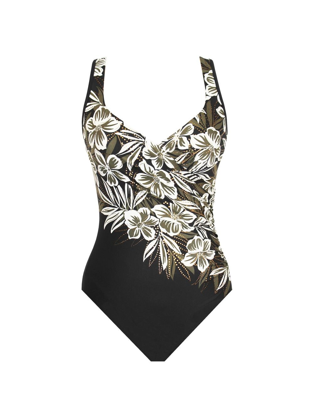

Цельный купальник Moondancer It's A с запахом Miraclesuit Swim, черный