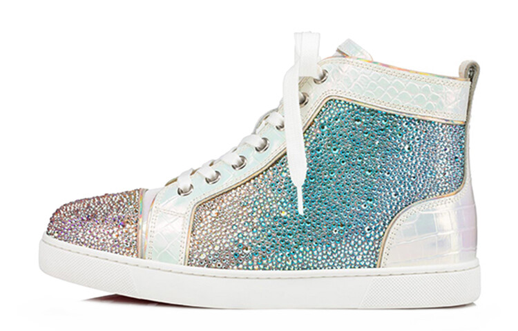 

Christian Louboutin Wmns Louis Strass Высокие кеды Разноцветный