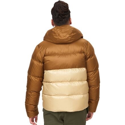 цена Куртка-пуховик Guides с капюшоном – мужская Marmot, цвет Hazel/Light Oak