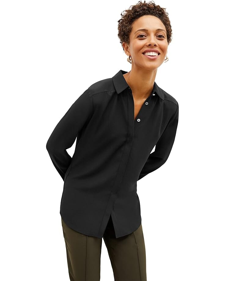 

Рубашка M.M.LaFleur Lagarde Shirt - Eco Soft Wave, черный