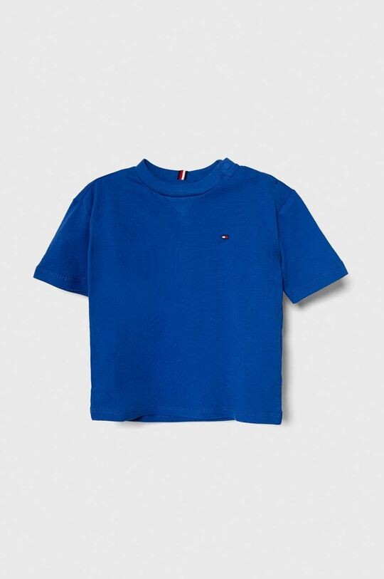 

Детская хлопковая футболка Tommy Hilfiger, синий