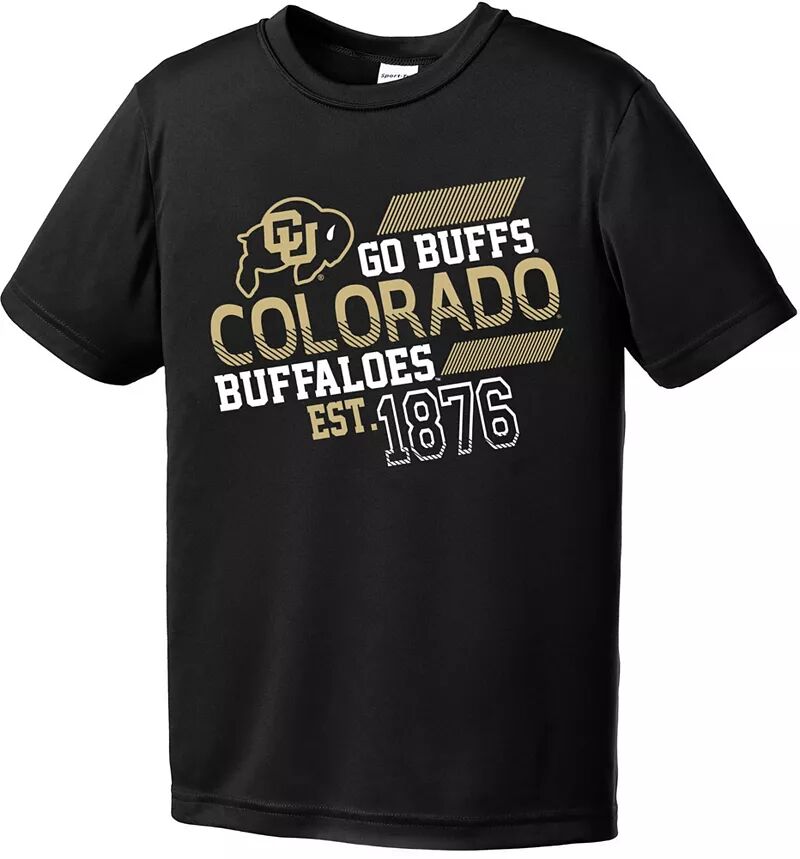 Черная футболка Image One Youth Colorado Buffaloes Go Buffs