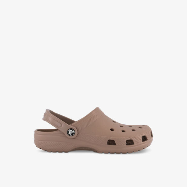 

Классические резиновые сабо с логотипом Crocs, цвет latte