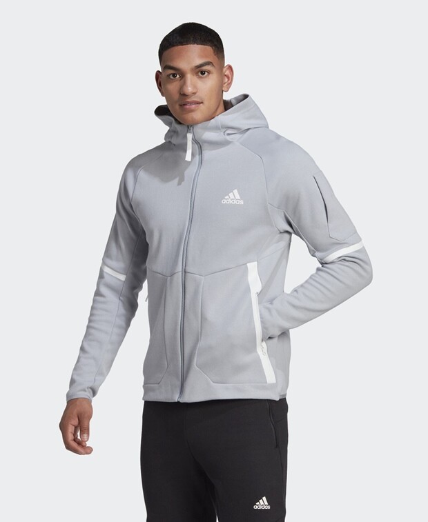 

Худи с капюшоном adidas Sportswear, светло-серый