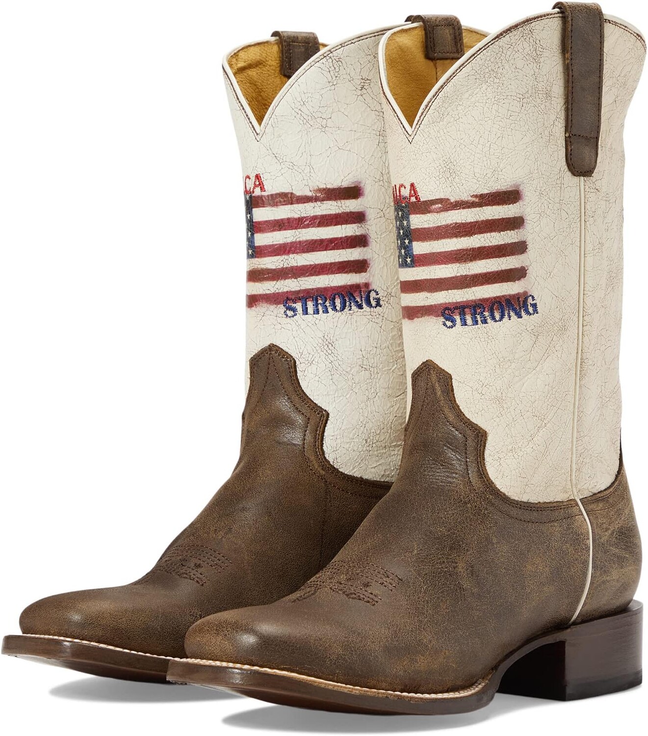 

Ковбойские сапоги America Strong Roper, цвет Tan 1