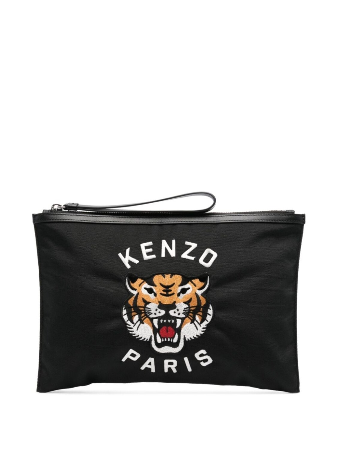 

Kenzo клатч с вышивкой Tiger, черный
