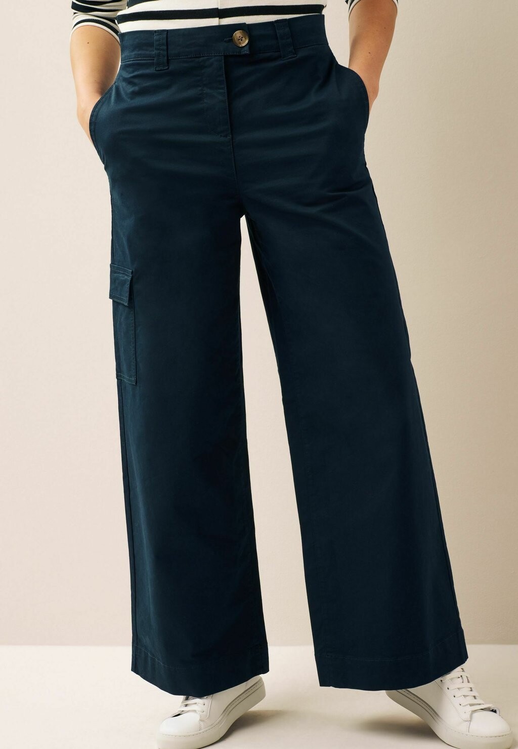 

Брюки-карго Wide Leg Next, цвет navy blue