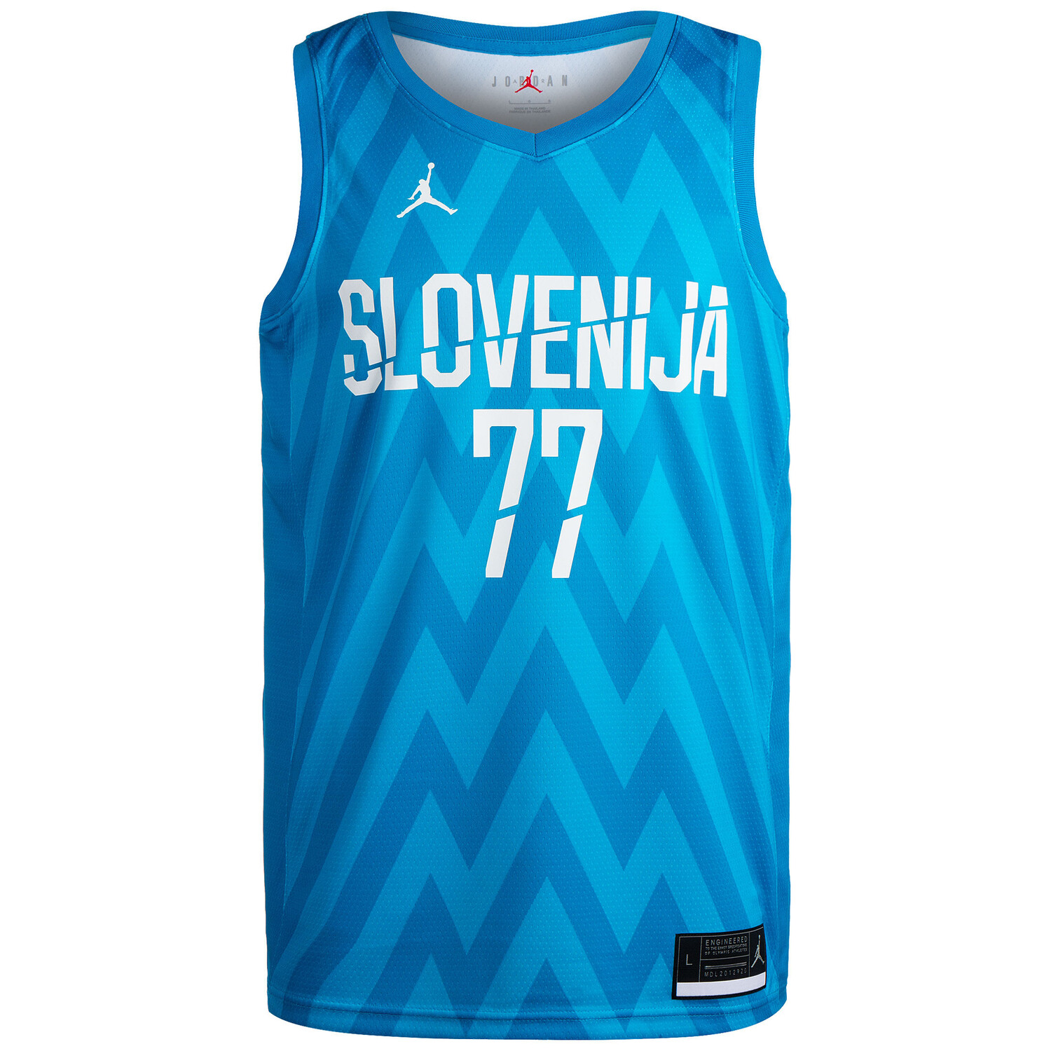 

Рубашка Jordan Basketballtrikot Slowenien Away Luka Dončić, синий