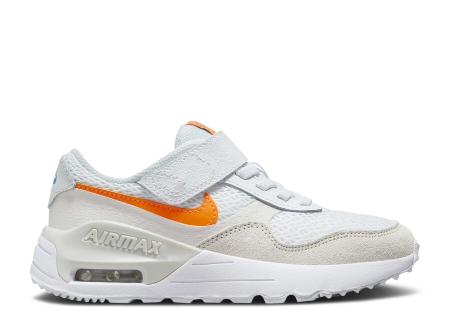 

Кроссовки Nike Air Max SYSTM PS, цвет White Total Orange