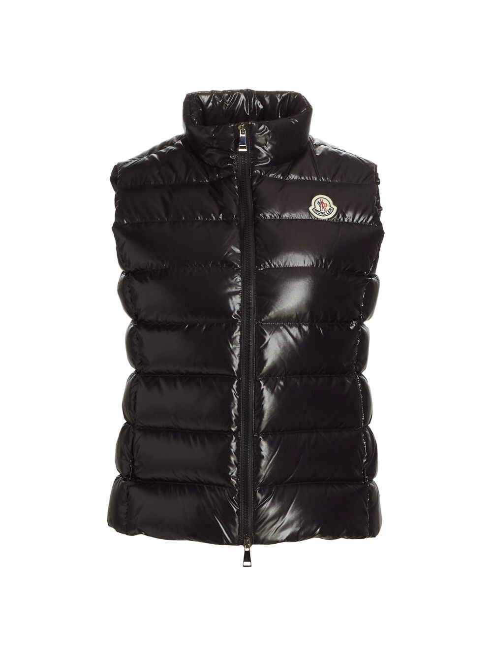 

Стеганый блестящий жилет Ghany Moncler, черный