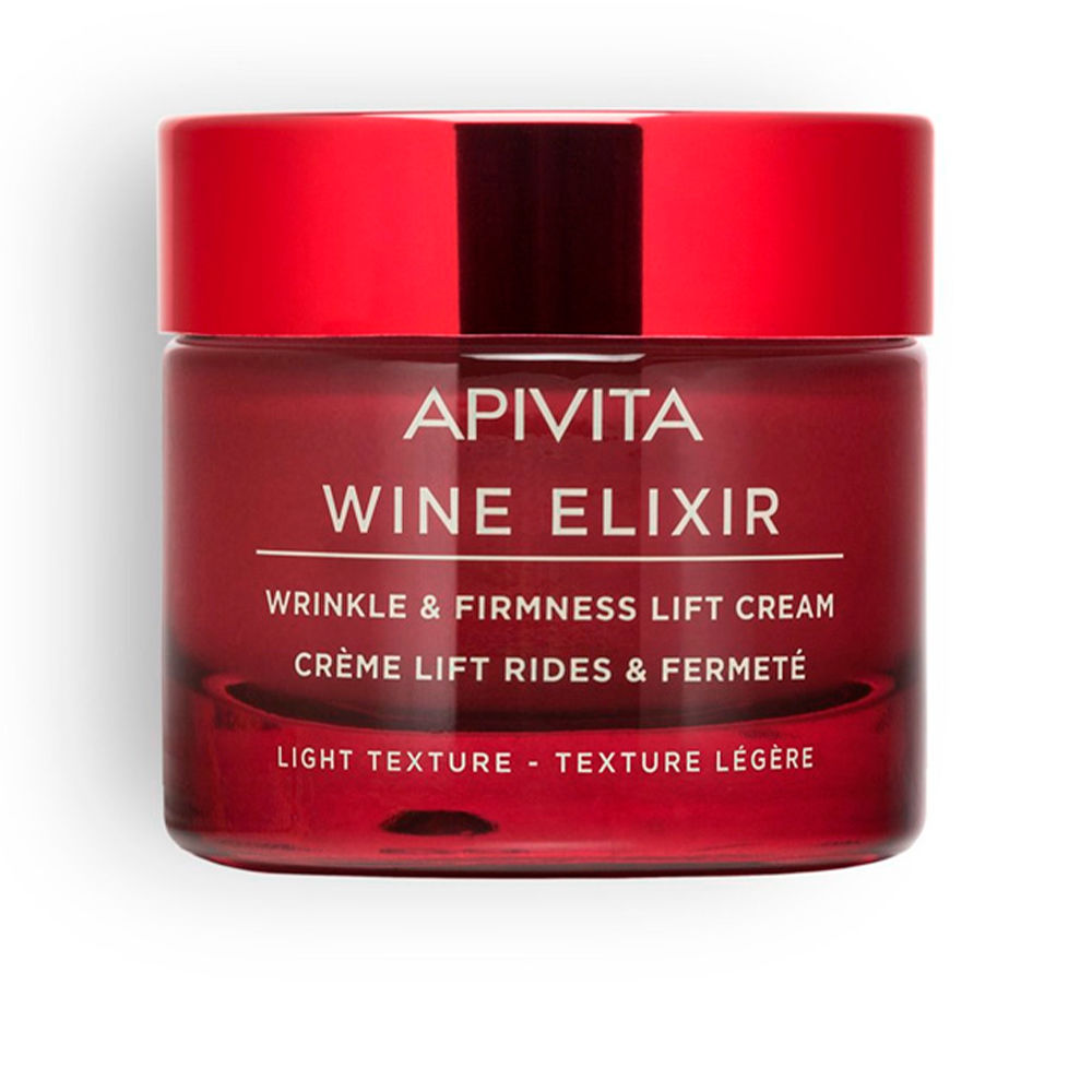 Крем против морщин Wine elixir antiarrugas y reafirmante con efecto lifting textura ligera Apivita, 50 мл