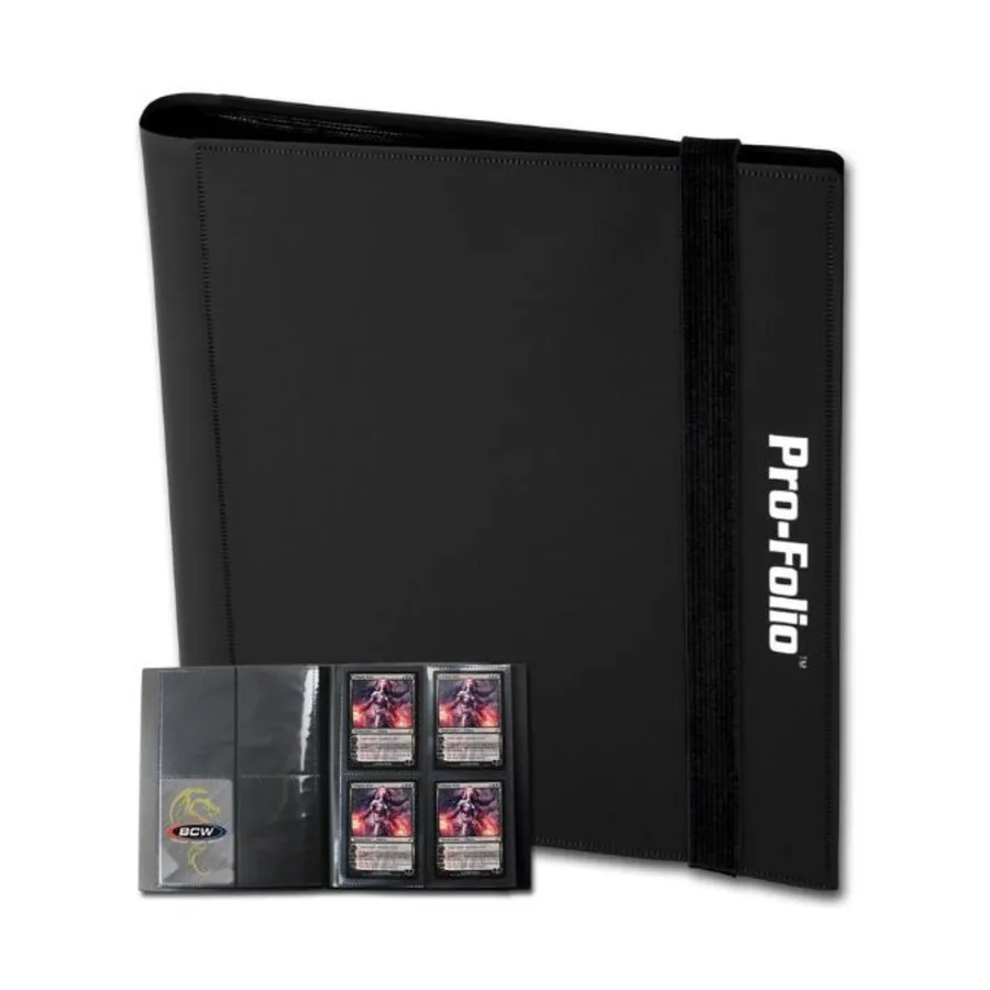 

Альбом Pro-Folio с 4 карманами - черный, Binders (BCW Supplies)