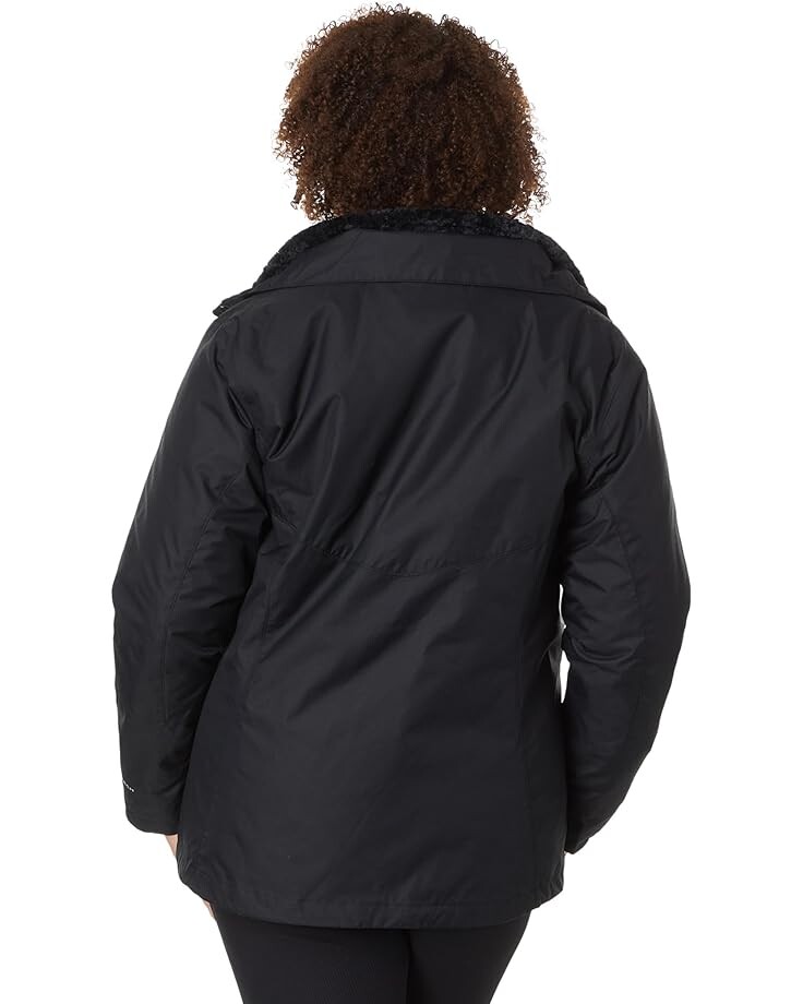 

Куртка Columbia Plus Size Bugaboo II Fleece Interchange Jacket, черный/белый