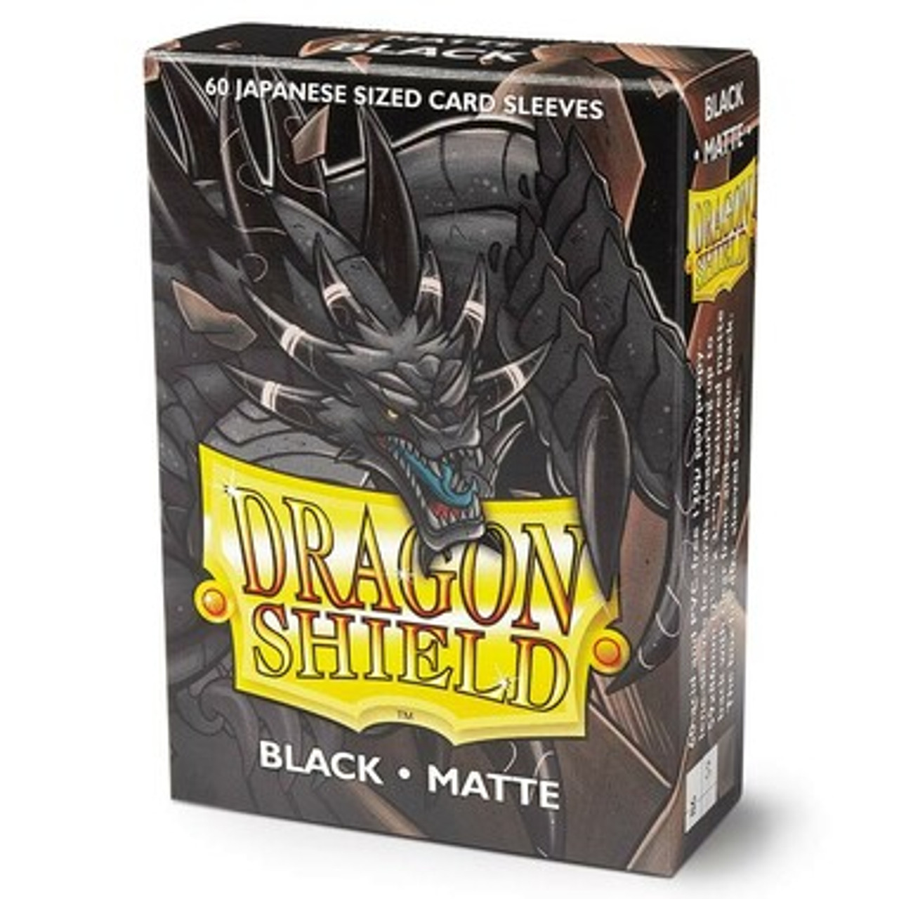 

Аксессуары Dragon Shield Matte Black Japanese Sized Card Sleeves (60ct)