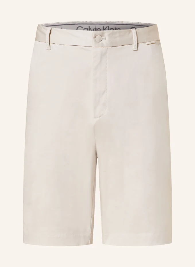 

Шорты sateen regular прямого кроя Calvin Klein, бежевый