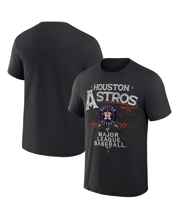 

Мужская футболка Darius Rucker Collection By Black Houston Astros Beach Splatter Fanatics, черный