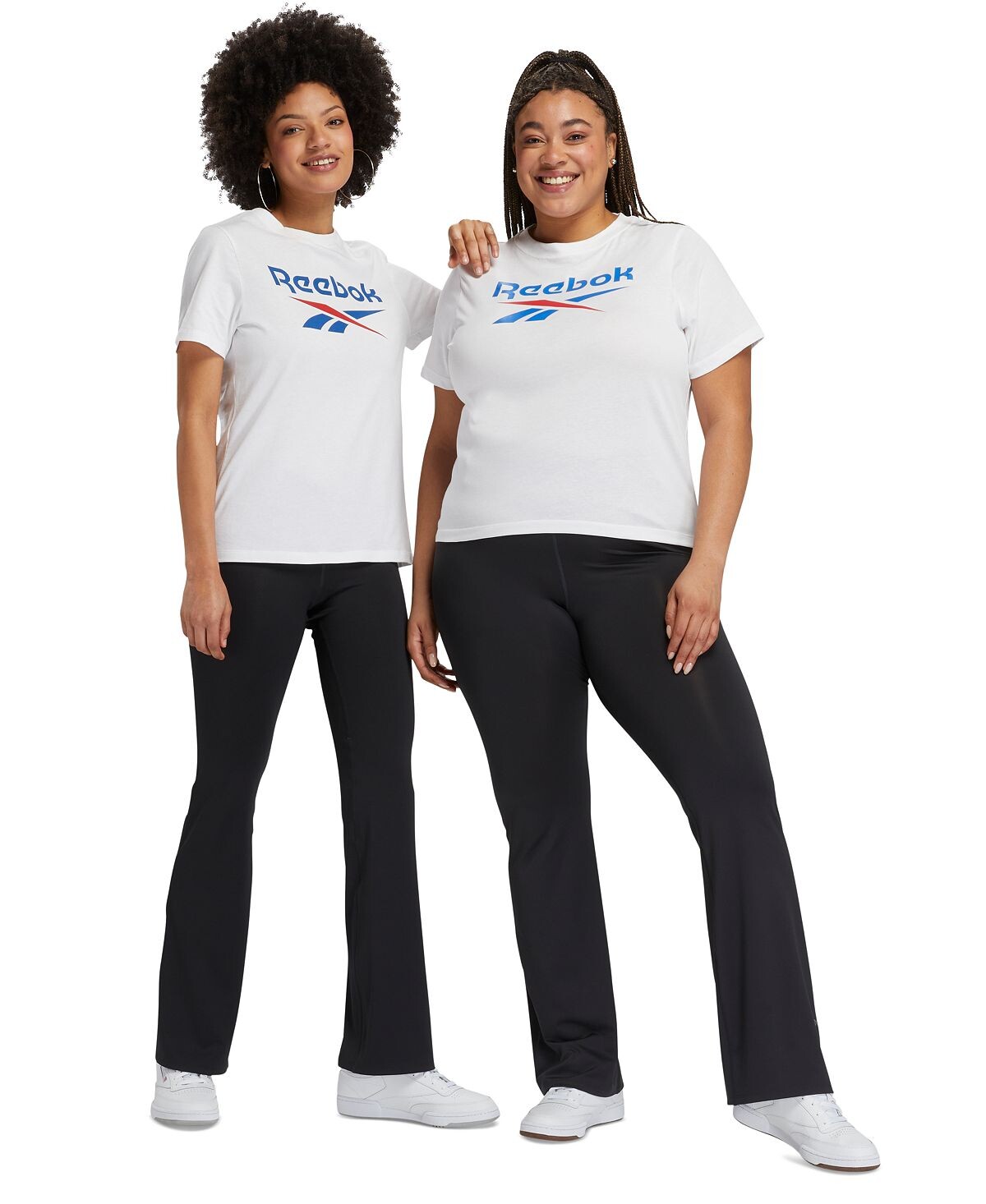 

Женская футболка с коротким рукавом и графическим логотипом, XS-4X Reebok