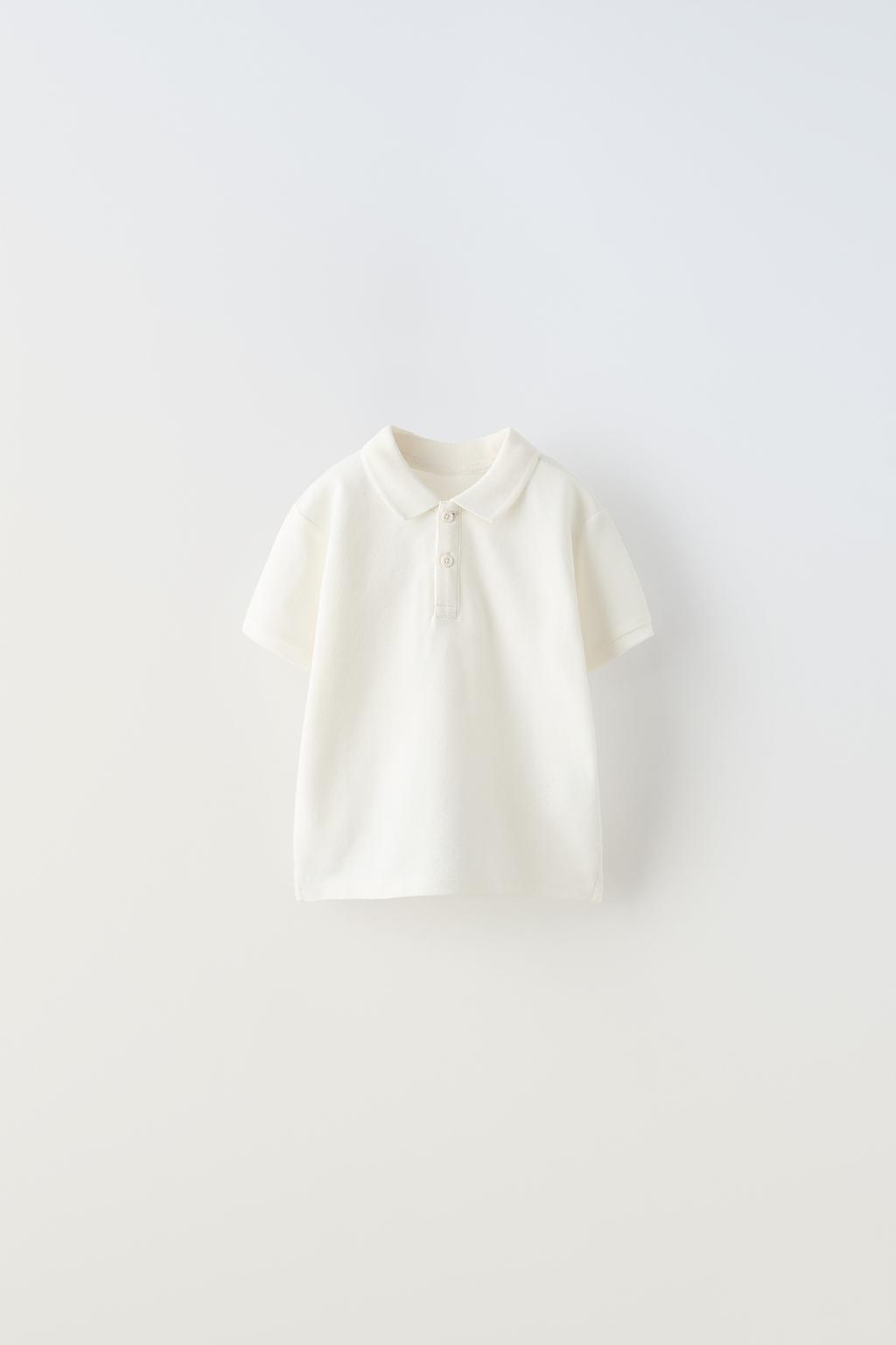 Базовая футболка поло ZARA, белый чувство дизайна нишу рубашка женская 2021 лето новый японский средней длины поло с короткими рукавами рубашка с воротником топ