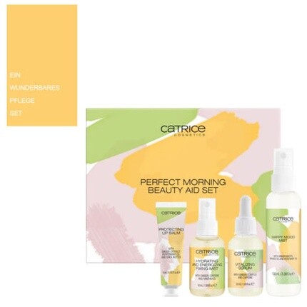 

Набор Perfect Morning Beauty Aid Care & Glow — 4 предмета, Catrice