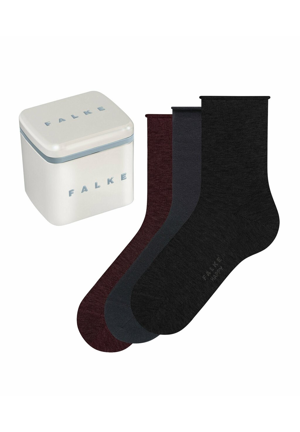 

Носки HAPPY BOX 3-PACK EVERYDAY CASUAL FALKE, черный